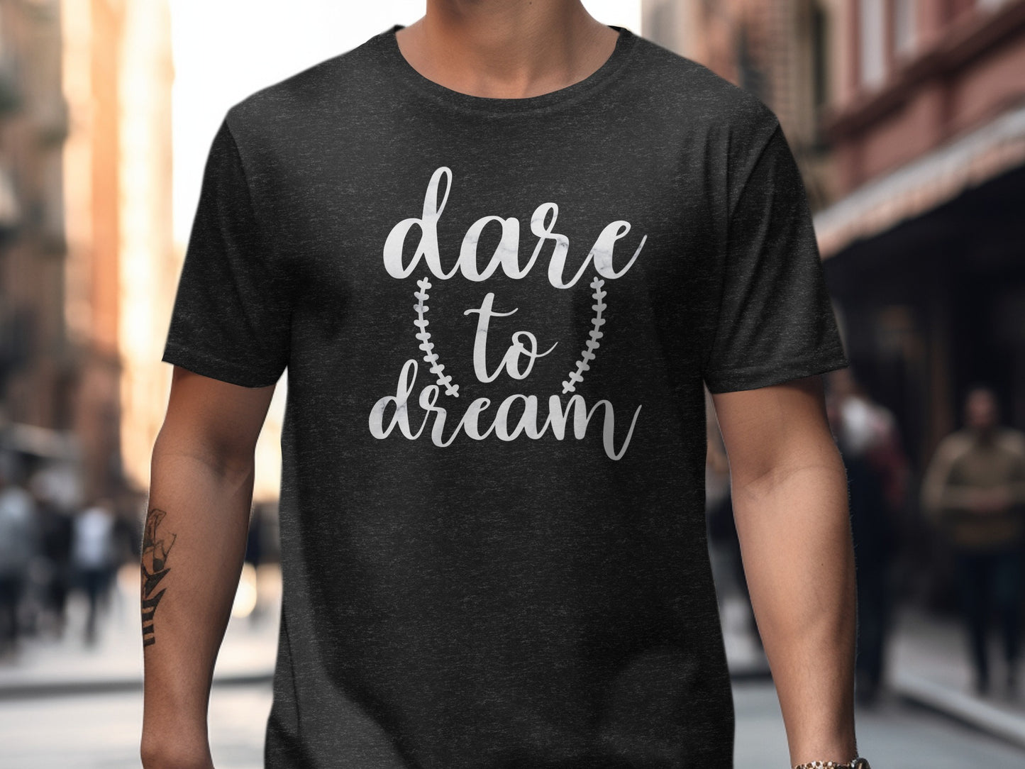 Dare to Dream Inspirational Graphic T-Shirt product type