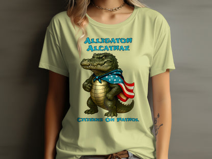 Alligator Alcatraz Citizens On Patrol graphic t-shirt product type