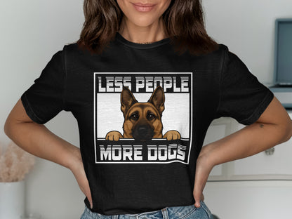 Less People More Dogs Graphic T-Shirt product type