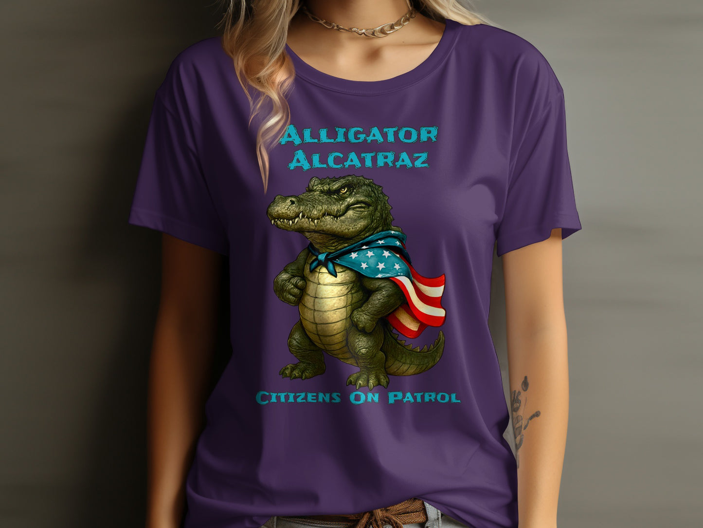 Alligator Alcatraz Citizens On Patrol T-shirt product type