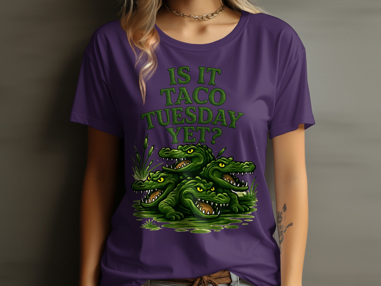 Is It Taco Tuesday Yet Alligator T-Shirt product type