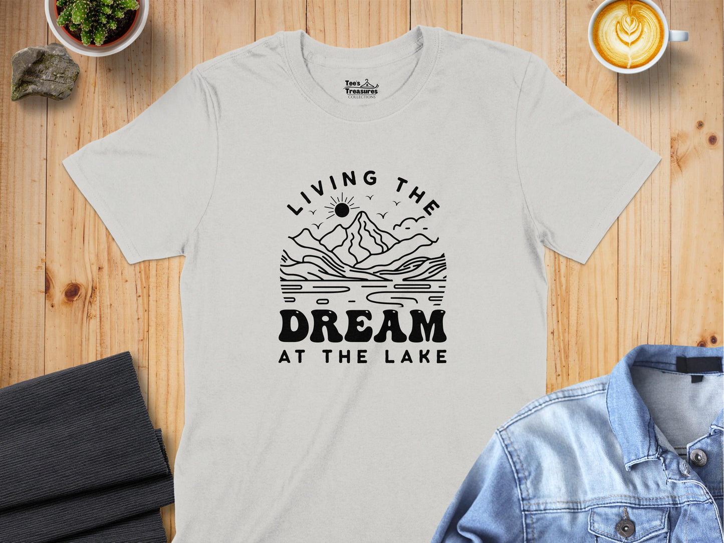 Living The Dream At The Lake Graphic Tee product type