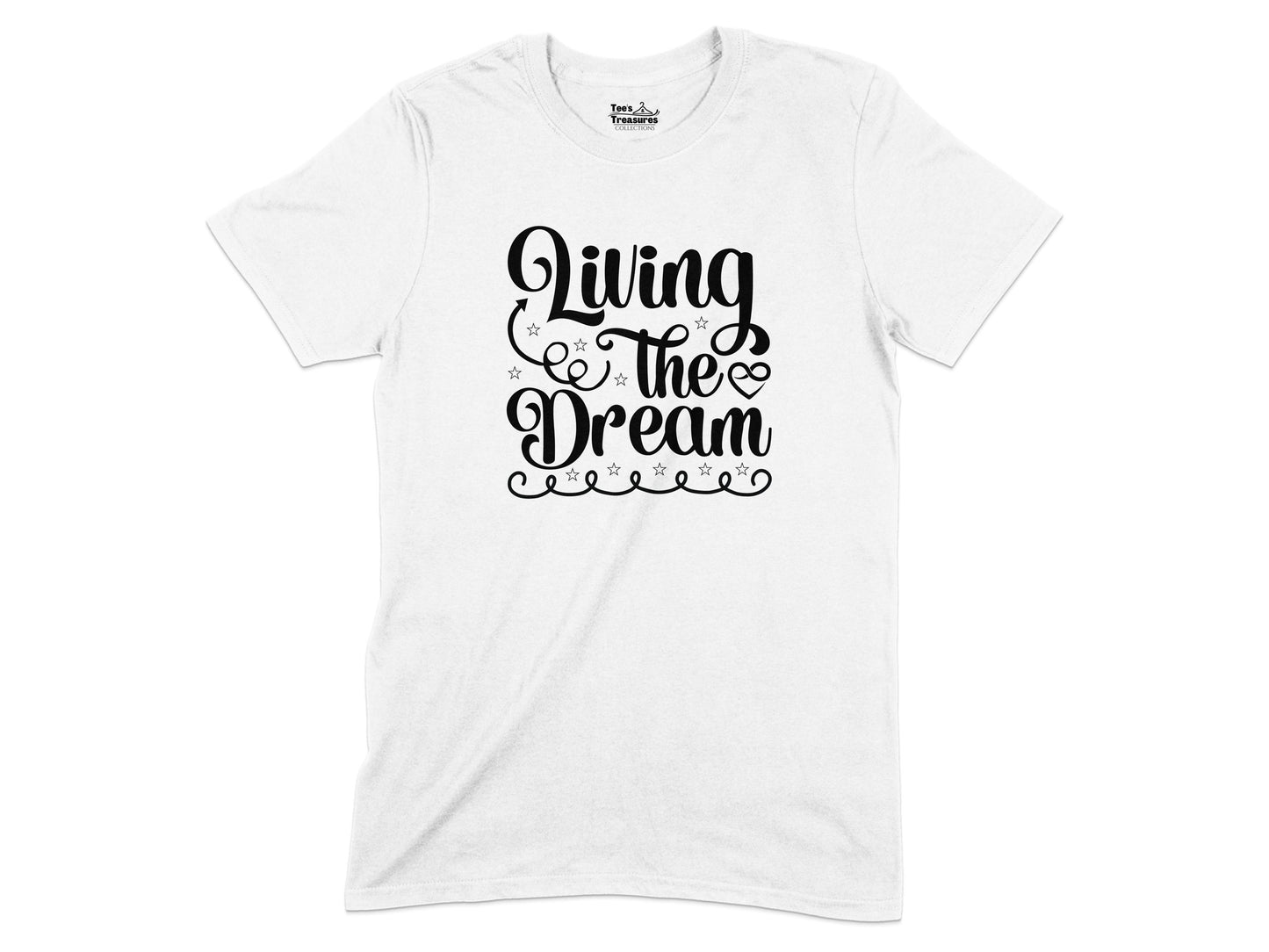 Living the Dream Graphic Tee Shirt product type