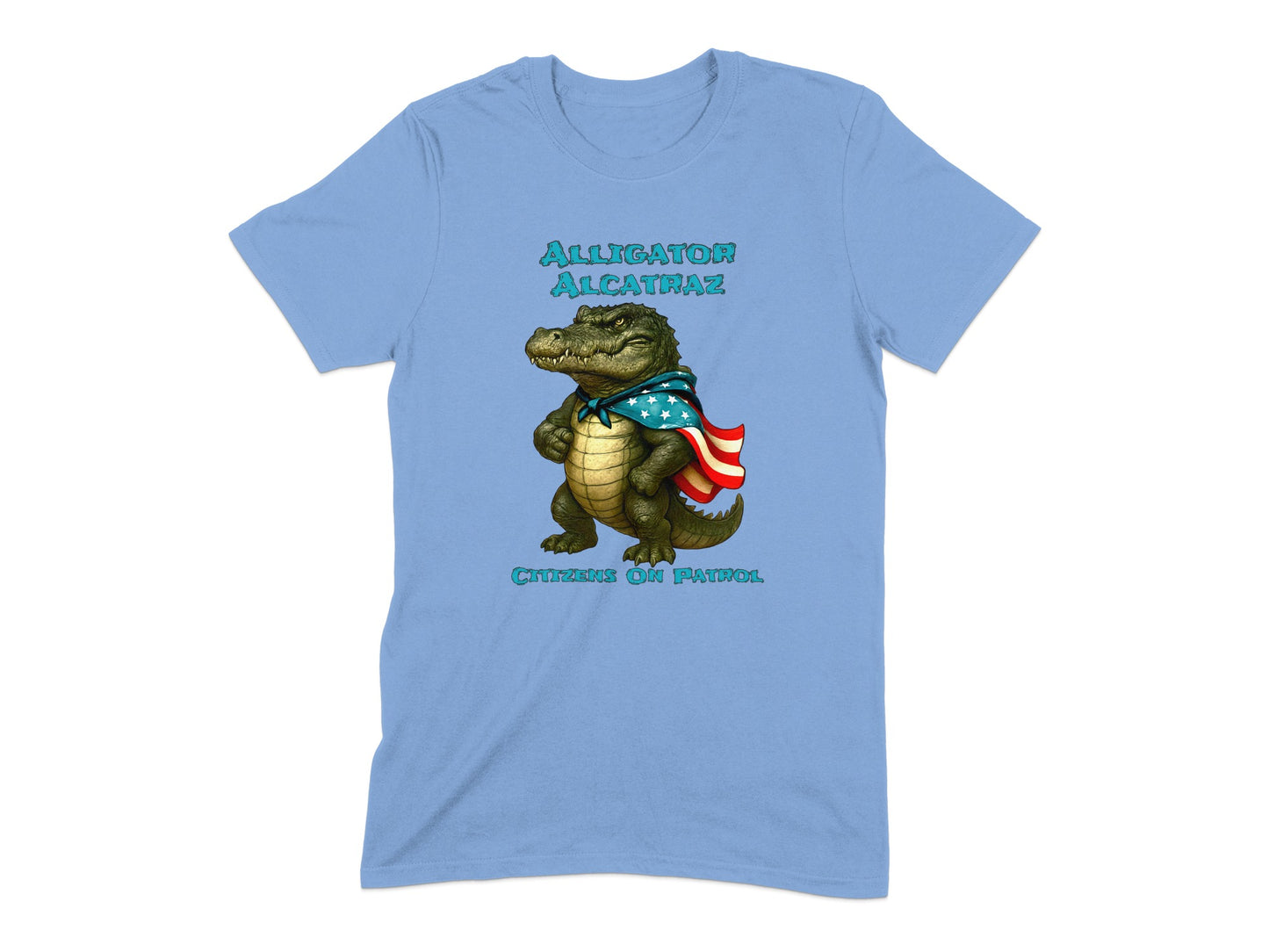 Alligator Alcatraz Citizens On Patrol Graphic T-shirt