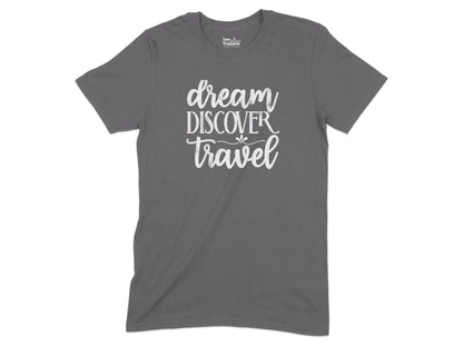Dream Discover Travel Graphic Printed T-shirt product