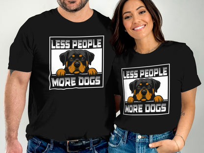 Less People More Dogs Graphic Apparel Product