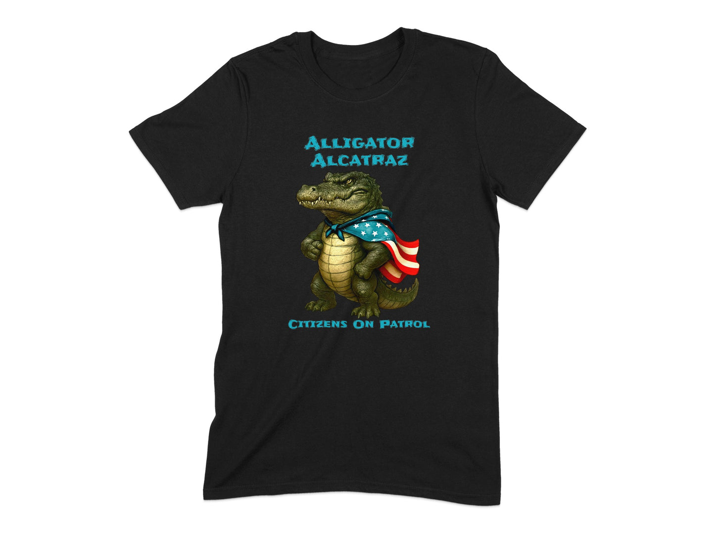 Alligator Alcatraz Citizens On Patrol Graphic T-shirt product