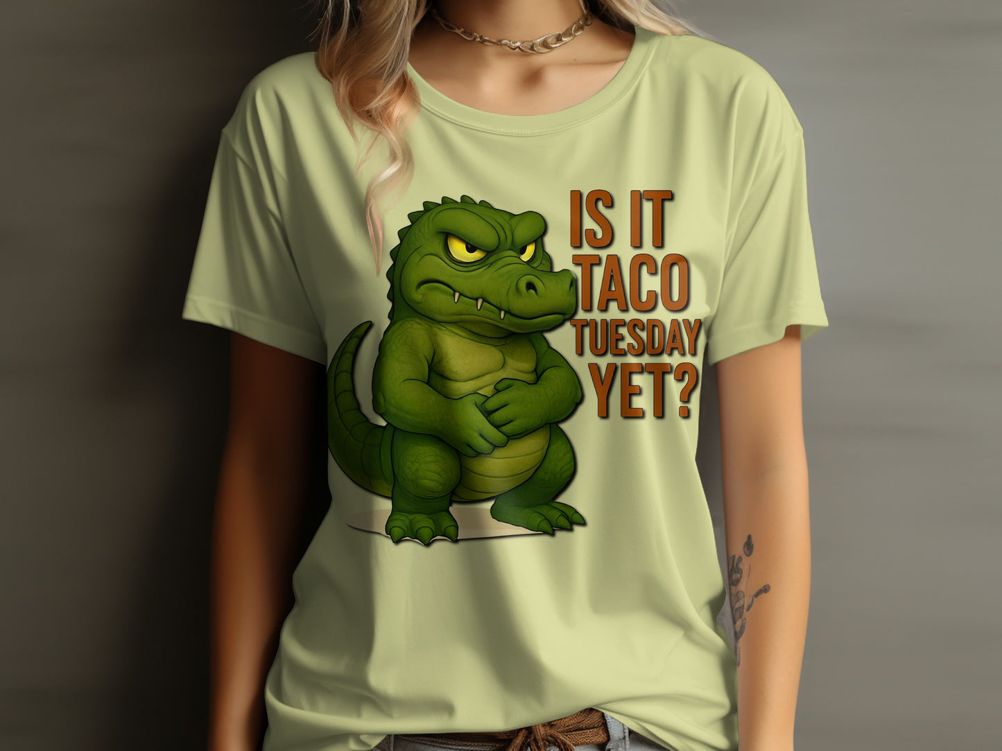 Is It Taco Tuesday Yet Alligator Graphic T-Shirt product