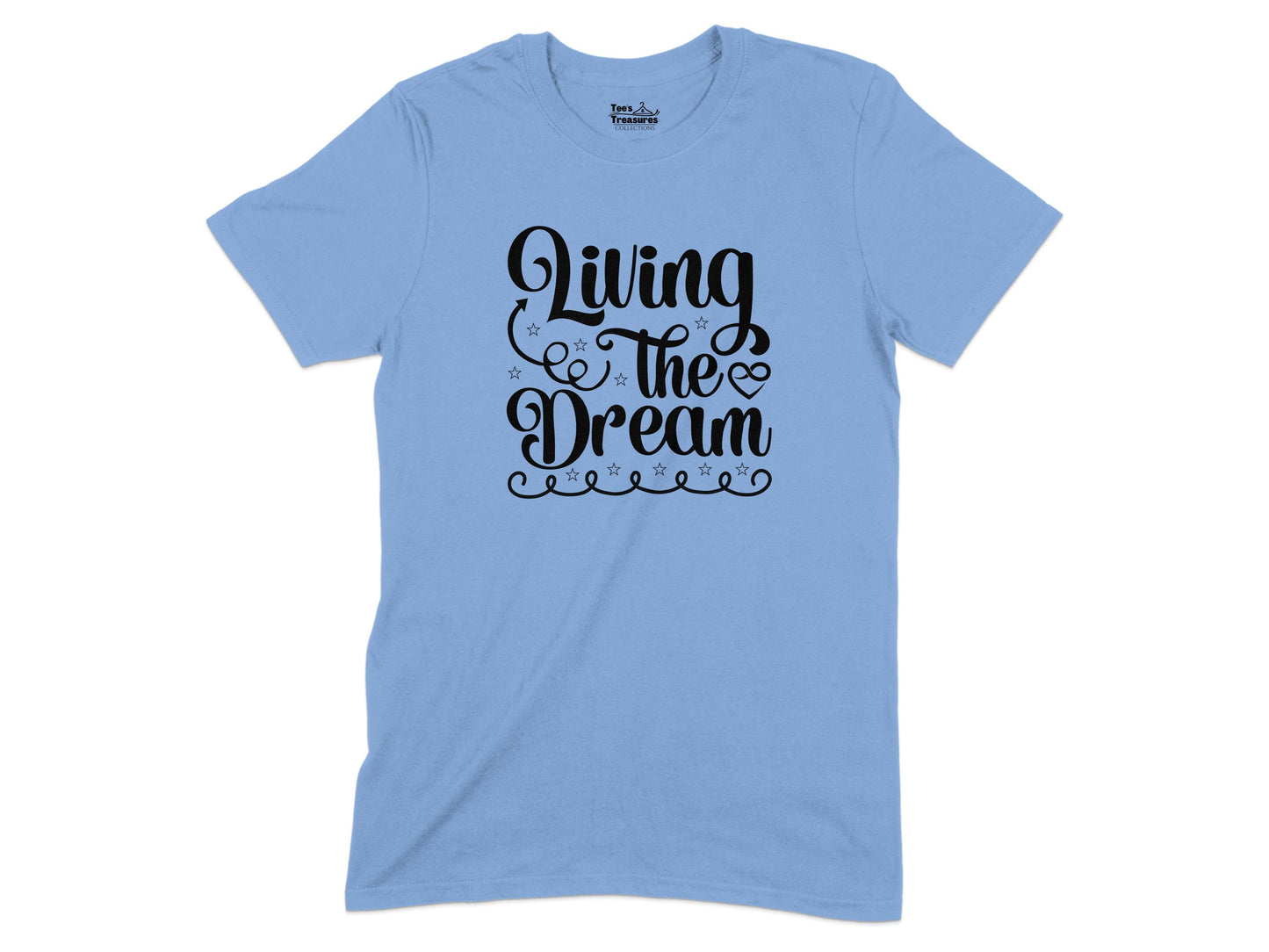 Living the Dream Blue T-Shirt Comfortable Wear product type