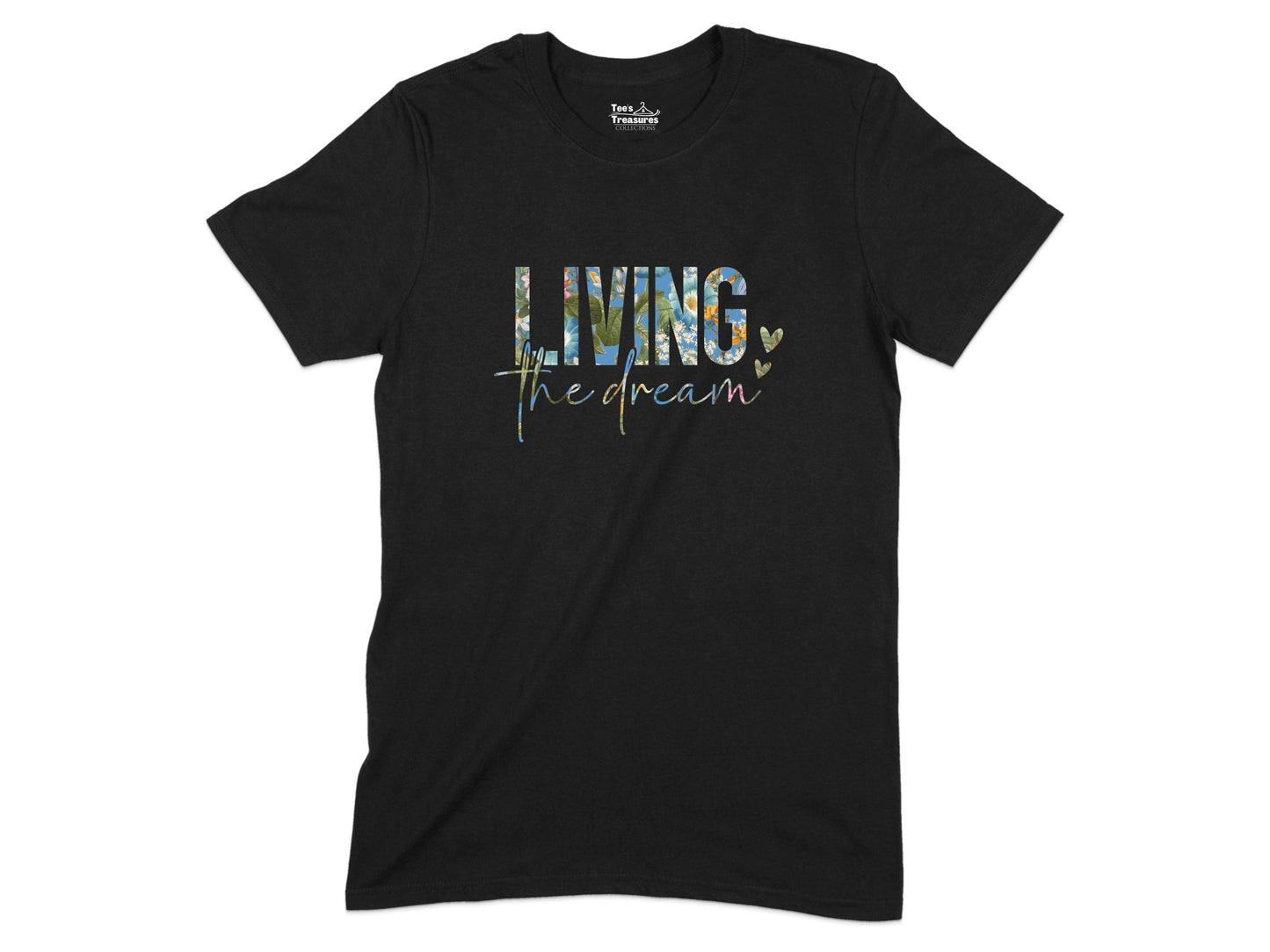 Living the Dream Stylish Graphic T-Shirt product type