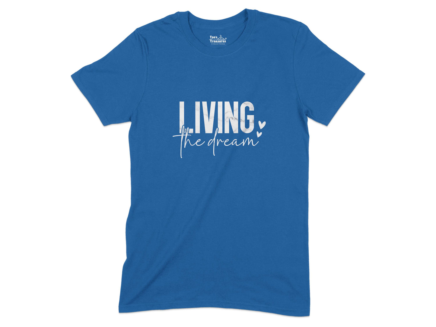 Living the Dream Blue Graphic Tee product type