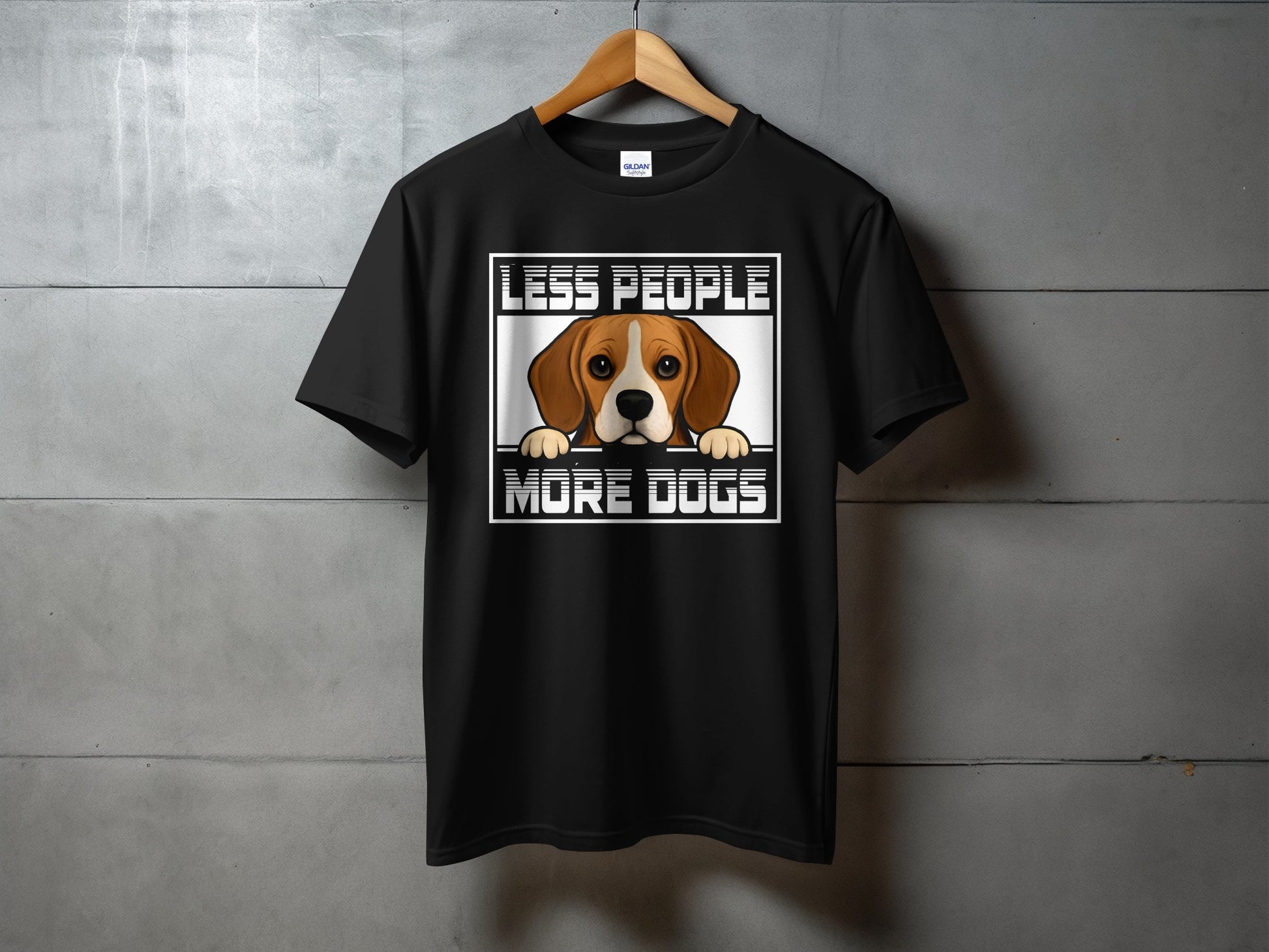 Less People More Dogs Graphic T-Shirt product
