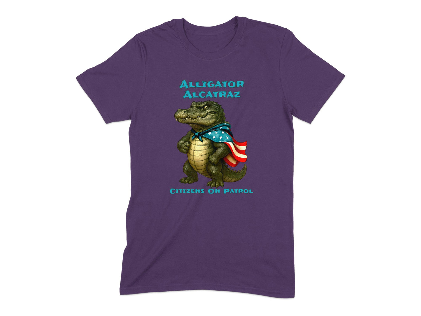 Alligator Alcatraz Citizens On Patrol Graphic T-shirt product