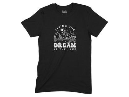 Living the Dream at the Lake Graphic T Shirt product type