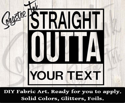 Add your own text to this design. Art for your shirt