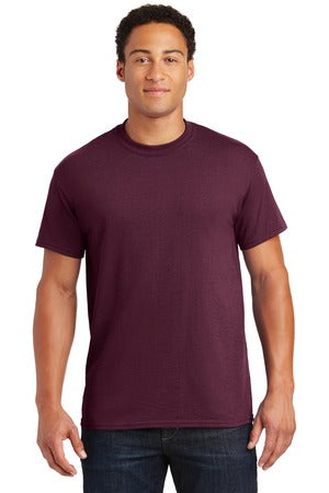 DryBlend® 50 Cotton/50 Poly Unisex T-Shirt.  MAROON 8000