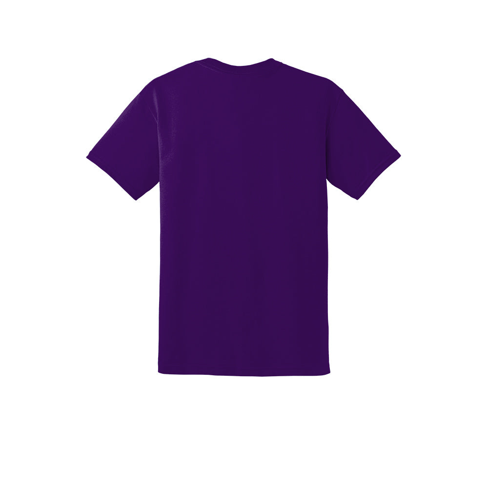 DryBlend® 50 Cotton/50 Poly  Unisex T-Shirt.  PURPLE 8000