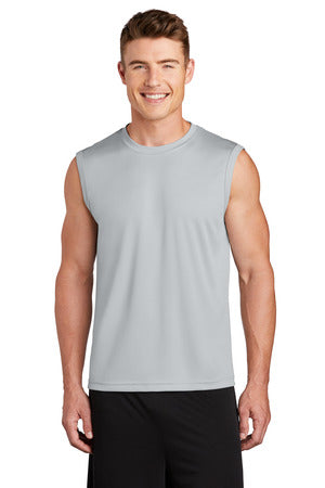 Sleeveless PosiCharge® Competitor™ Tee.  SILVER ST352