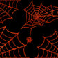 Spiderweb group + Spider in web - Plain & Glitter versions, various sizes - DIY kit HTV Pre-Cut design. Ready to Apply HAL-220823031